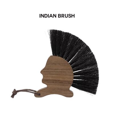 Indian brush แปรงทำความสะอาดบาร์กาแฟ