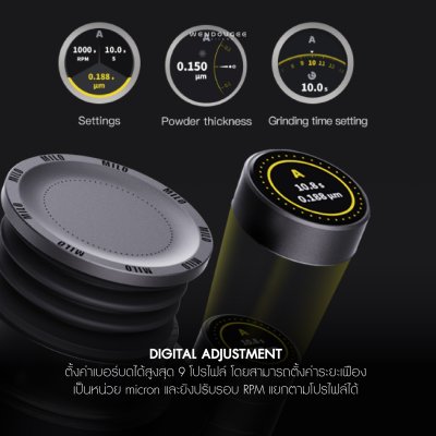 Wendougee MILO II Titanium Flat burr Wendougee MILO II Titanium Flat burr