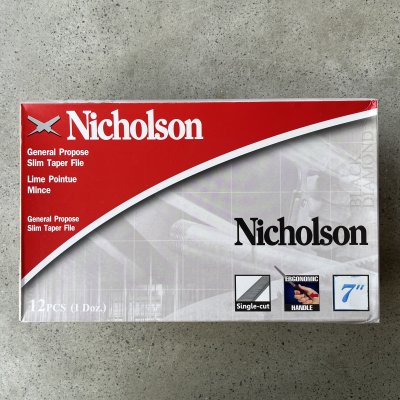 ตะไบสามเหลี่ยม อัดแผง+ด้าม Nicholson