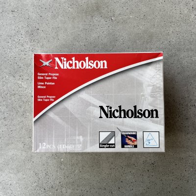 ตะไบสามเหลี่ยม อัดแผง+ด้าม Nicholson