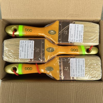 (ยกกล่อง 1โหล)  แปรงทาสี ตราผีเสื้อ QQQ