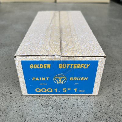 (ยกกล่อง 1โหล)  แปรงทาสี ตราผีเสื้อ QQQ