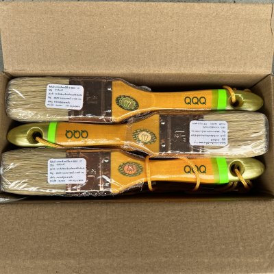 (ยกกล่อง 1โหล)  แปรงทาสี ตราผีเสื้อ QQQ