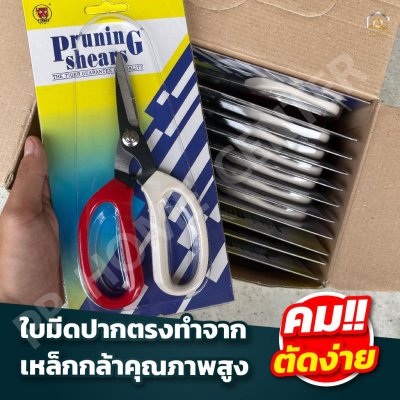 รวมกรรไกรตัดกิ่ง Tiger เหล็กไร้สนิม มีล็อค