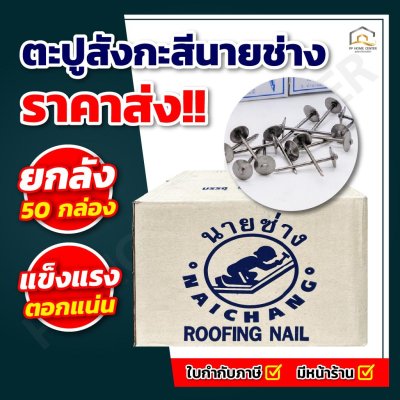 (ยกลัง) ตะปูตอกสังกะสี นายช่าง