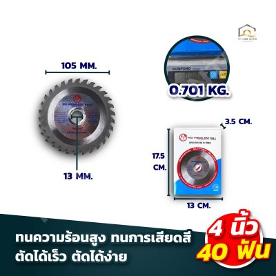 ใบเลื่อยวงเดือน No problem