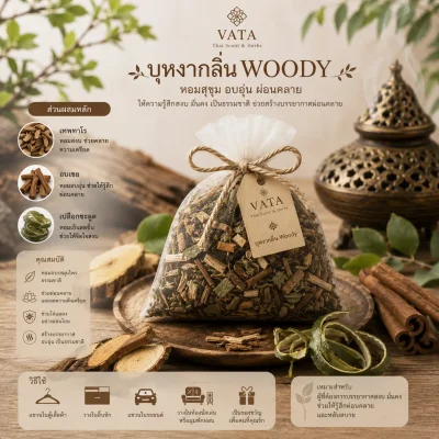 ถุงบุหงากลิ่น Woody ,ป่าสน, กำยาน