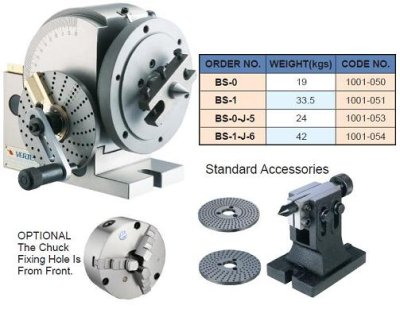 VERTEX MILLING SEMI - UNIVERSAL DIVIDING HEAD,BS-0,1