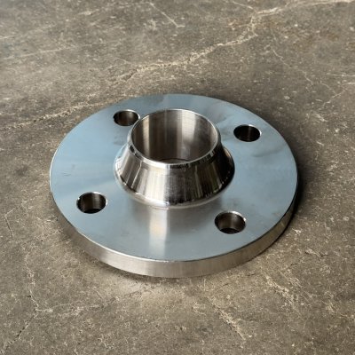 หน้าจาน / หน้าแปลนสแตนเลส คอสูง PN16 เกรด 316