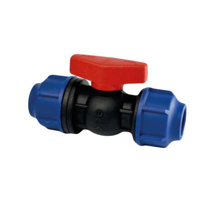 ข้อต่อบอลวาล์วพีอี แบบสวมอัด (HDPE Ball Valve)