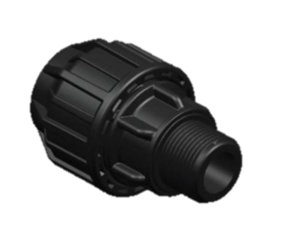 ข้อต่อตรงเกลียวนอก ข้อต่อพีอีแบบสวมอัด - HDPE Male Adaptor