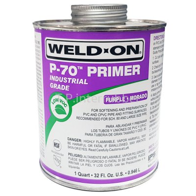 น้ำยาทาท่อ P-70 Primer และ 717 PVC | WELD-ON