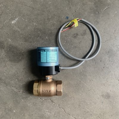 บอลวาล์วทองเหลือง หัวขับวาล์วไฟฟ้า รุ่น EA200-TE | KITZ