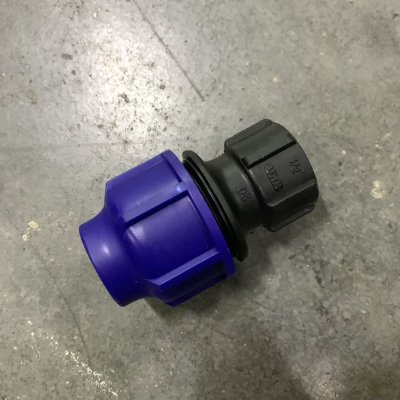 ข้อต่อตรงเกลียวใน ข้อต่อพีอีแบบสวมอัด - HDPE Female Adaptor