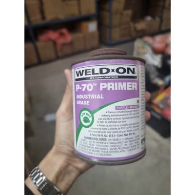 น้ำยาทาท่อ P-70 Primer และ 717 PVC | WELD-ON