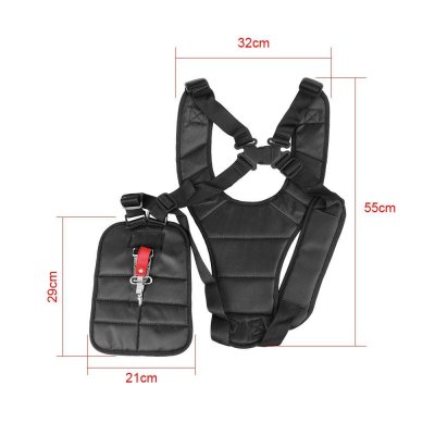 สายสะพาย เครื่องตัดหญ้า สายสะพายตัดหญ้า บ่าคู่ เสื้อกั๊ก อย่างหนานุ่ม (ใช้ได้ทั้งคนถนัดซ้ายและขวา)