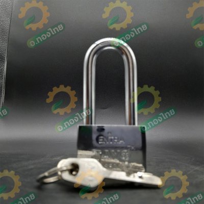 กุญแจ กุญแจบ้าน กุญแจระบบลูกปืน (คอยาว สีเงิน) 45mm. (TAYO)