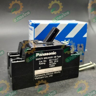 เบรกเกอร์ เซฟตี้เบรกเกอร์ 20A - 30A ยี่ห้อ พานาโซนิค (PANASONIC)