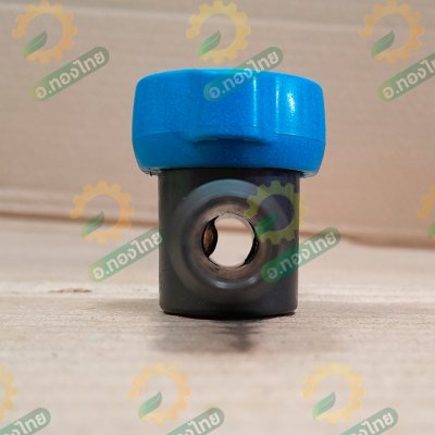 วาล์วน้ำหยด + ลูกยาง (สีฟ้า-ดำ HF) ก๊อกน้ำหยด วาล์วเทปน้ำหยด ขนาด 16 มิล (100 ชุด)