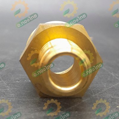 นิปเปิ้ลลดทองเหลือง ต่อตรงทองเหลือง (เกลียวนอก) ขนาด 1/4 -1/2 นิ้ว (2-4หุน) ยี่ห้อ ANA