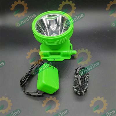 ไฟฉายคาดหัว แสงไฟขาว ไฟส่องกบ ไฟหาปลา ไฟฉายดำน้ำ LED ยี่ห้อ AppleGreen 6G มีสวิตช์เร่งหรี่