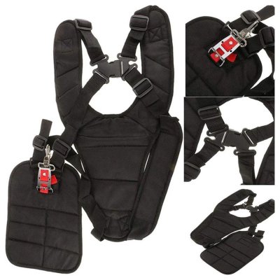 สายสะพาย เครื่องตัดหญ้า สายสะพายตัดหญ้า บ่าคู่ เสื้อกั๊ก อย่างหนานุ่ม (ใช้ได้ทั้งคนถนัดซ้ายและขวา)