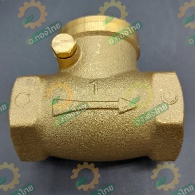 เช็ควาล์วนอน เช็ควาล์วสวิง วาล์วกันย้อน ทองเหลือง ขนาด 2 นิ้ว ยี่ห้อ SANWA