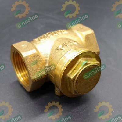 เช็ควาล์วนอน เช็ควาล์วสวิง วาล์วกันย้อน ทองเหลือง ขนาด 3/4 นิ้ว ยี่ห้อ ANA