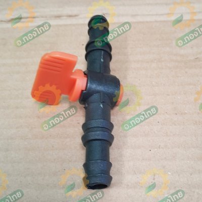 วาล์ว PE 16 - 20 มิล วาล์วปิดเปิด แถมลูกยาง (สีส้ม) จำนวน 1 ชุด