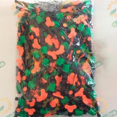 วาล์วน้ำหยด + ลูกยาง ก๊อกน้ำหยด วาล์วเทปน้ำหยด ขนาด 20 มิล (100 ชุด) S&S