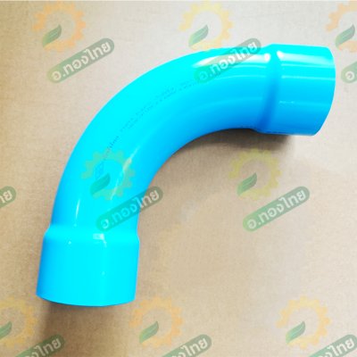 ข้อโค้ง 90 องศา ขนาด 3 , 4 นิ้ว หนา 8.5 ยี่ห้อ ท่อน้ำไทย (ช่วงสั้น)