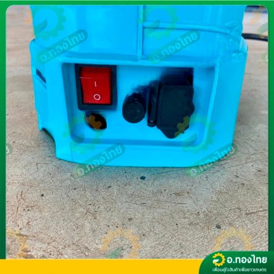 เครื่องพ่นยาแบตเตอรี่ เป้ไฟฟ้า ถังฉีดยา ขนาด 16 ลิตร ยี่ห้อ CAPITAL (สีฟ้า)