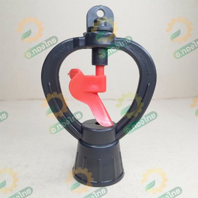 สปริงเกอร์ เกลียวใน ใส่ไดทั้ง 1/2 , 3/4 นิ้ว (โครงไม่หมุน) สีแดง