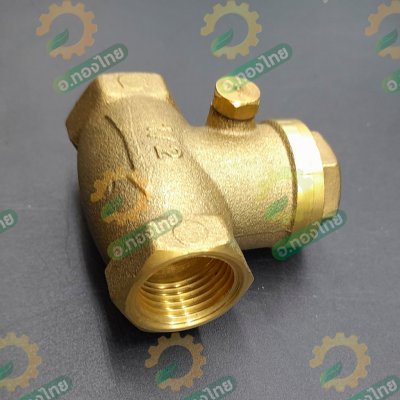 เช็ควาล์วนอน เช็ควาล์วสวิง วาล์วกันย้อน ทองเหลือง ขนาด 1/2 นิ้ว ยี่ห้อ SANWA