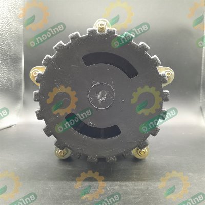 ฟุตวาล์ว PVC หัวกะโหลกดูดน้ำ ลิ้นสปริง 5 หู แบบกลียวใน สีดำ ขนาด 4 นิ้ว (Red Hand)