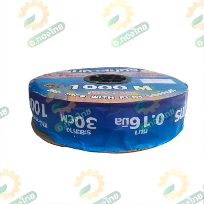 เทปน้ำหยด สายน้ำหยด 30 cm ยาว 1000 เมตร หนา 0.16 (1รู) ยี่ห้อ มหาสมุทร