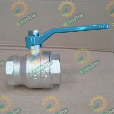 บอลวาล์ว วาล์วปิดเปิด ขนาด 1 1/2 (นิ้วครึ่ง) ยี่ห้อ ซันวา SANWA ทองเหลือง 