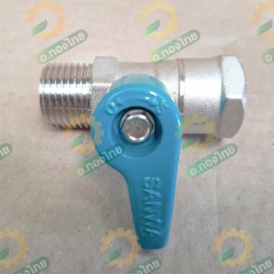 มินิบอลวาล์ว วาล์วปิดเปิด (ผู้-เมีย) ขนาด 1/2 (สี่หุน) ยี่ห้อ ซันวา SANWA ทองเหลือง 