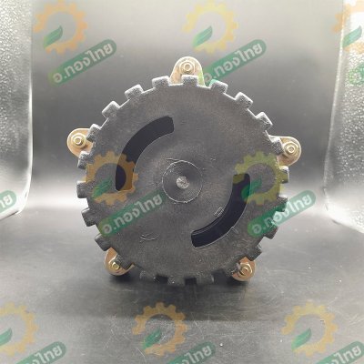 ฟุตวาล์ว PVC หัวกะโหลกดูดน้ำ ลิ้นสปริง 5 หู แบบสวม สีดำ ขนาด 4 นิ้ว (Red Hand)