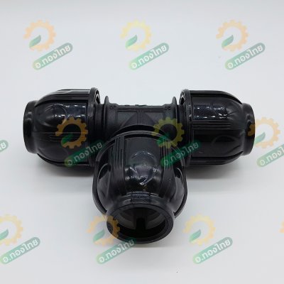 ข้อต่อสวมล็อค ข้อต่อสามทาง PE ขนาด 20 มิล - 4 หุน (คละสี)