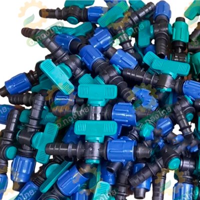 วาล์วน้ำหยด + ลูกยาง ก๊อกน้ำหยด วาล์วเทปน้ำหยด ขนาด 20 มิล (1 ชุด) S&S