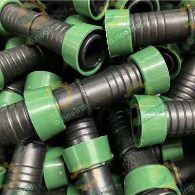 ข้อต่อเทปน้ำหยด ข้อต่อน้ำหยด แบบดึงล็อค ขนาด 16 มิล (100 ตัว) คละสี