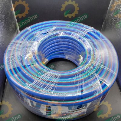 สายพ่นยา สายฉีดยา หนา 5 ชั้น 50 เมตร ข้อต่อทองเหลือง ยี่ห้อ CAPITAL