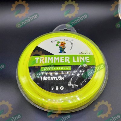 เอ็นตัดหญ้า 1 ปอนด์ ขนาด 2.4 , 3 , 4 มิล ใช้กับเครื่องตัดหญ้า (แบบเหลี่ยม)