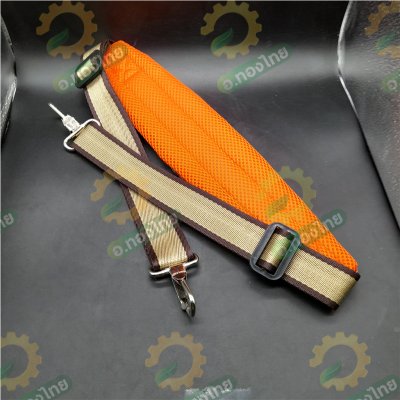 สายสะพาย เครื่องตัดหญ้า บ่าเดี่ยว ลายสก๊อต แบบหนานุ่ม (ลูกฟูก)