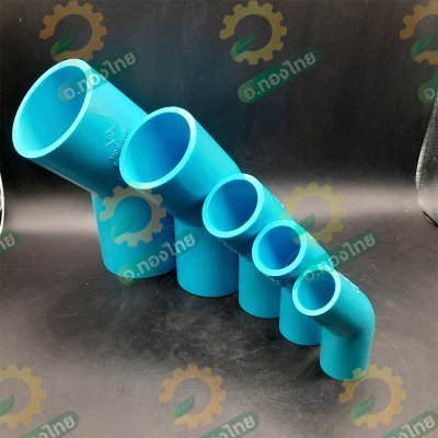 ข้องอ 45 องศา PVC พีวีซี ขนาด 1/2 - 2 นิ้ว หนา 13.5 ยี่ห้อ ท่อน้ำไทย