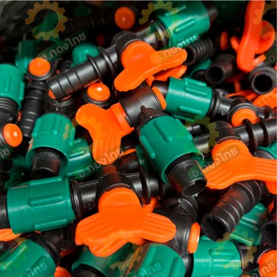 วาล์วน้ำหยด + ลูกยาง ก๊อกน้ำหยด วาล์วเทปน้ำหยด ขนาด 20 มิล (1 ชุด) S&S