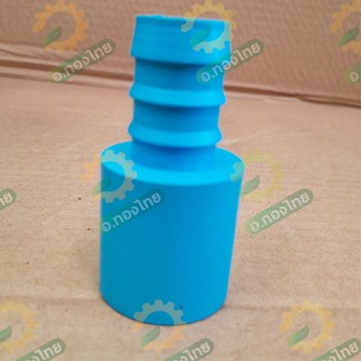 ข้อต่อ pvc พีวีซี สวมท่อพีอี pe ข้อต่อพีอี สายpe หางไหล (สีฟ้า)