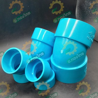 ข้องอ บาง 45 องศา PVC 1 1/4 - 2 1/2 นิ้ว  8.5 (ท่อน้ำไทย)