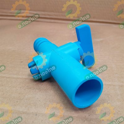 วาล์วหรี่ บอลวาล์วสวมท่อ PVC-PE ขนาด 3/4*25 มิล (สวมในข้อต่อ)